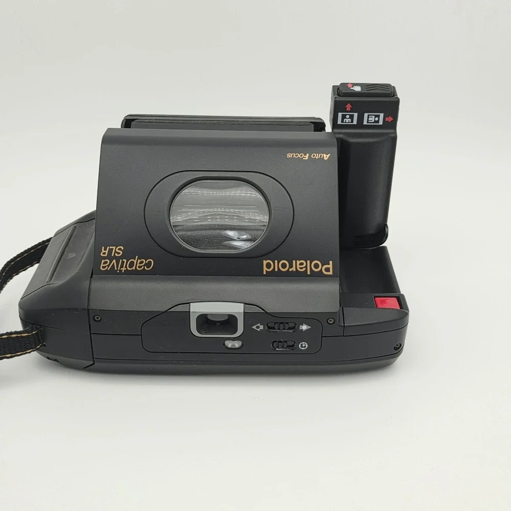 Polaroid Captiva‎ SLR Instant Film Camera Black Auto Focus Vintage 90s 500 Film